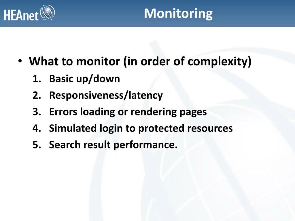 monitoring 1