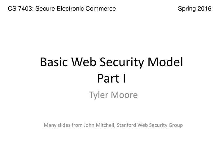 cs 7403 secure electronic commerce