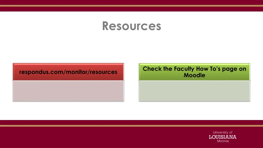 resources