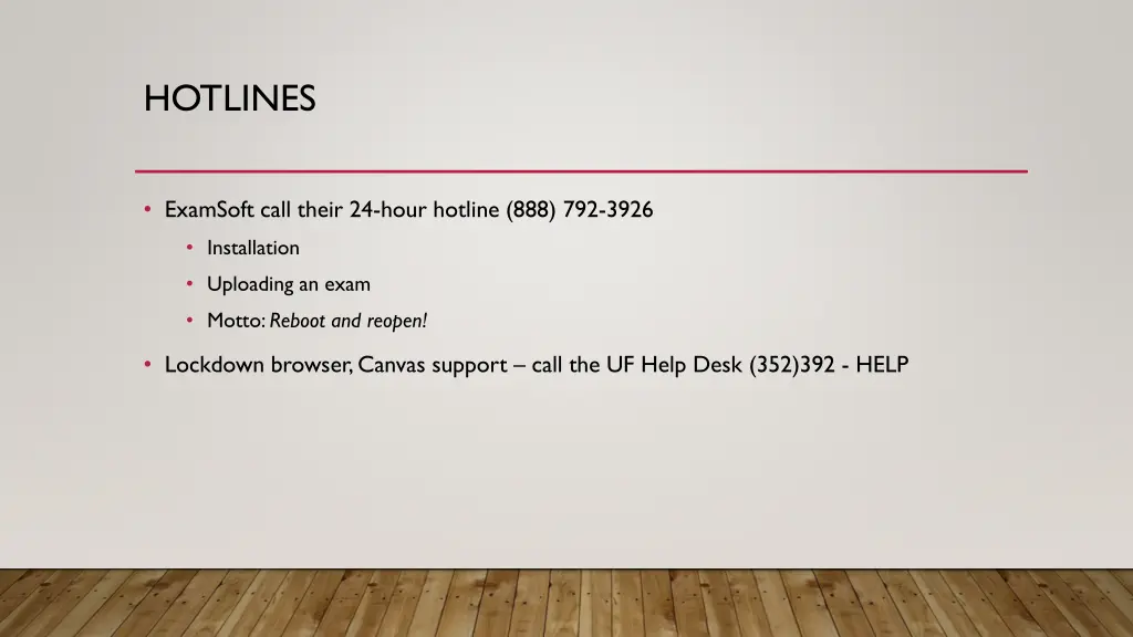 hotlines