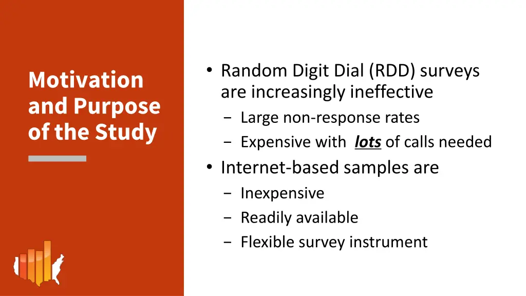 random digit dial rdd surveys are increasingly