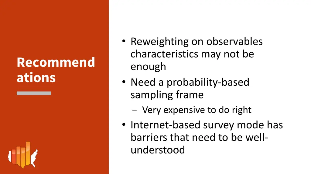 reweighting on observables characteristics