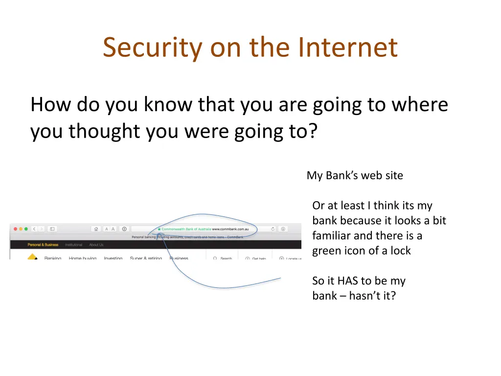 security on the internet 1