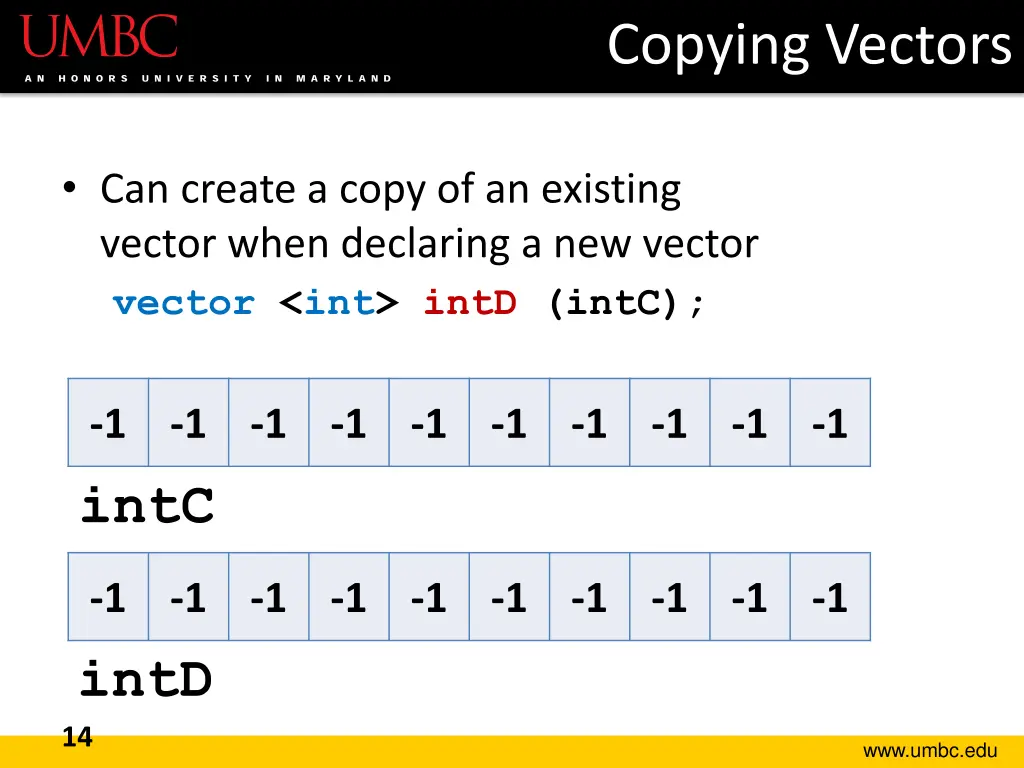 copying vectors