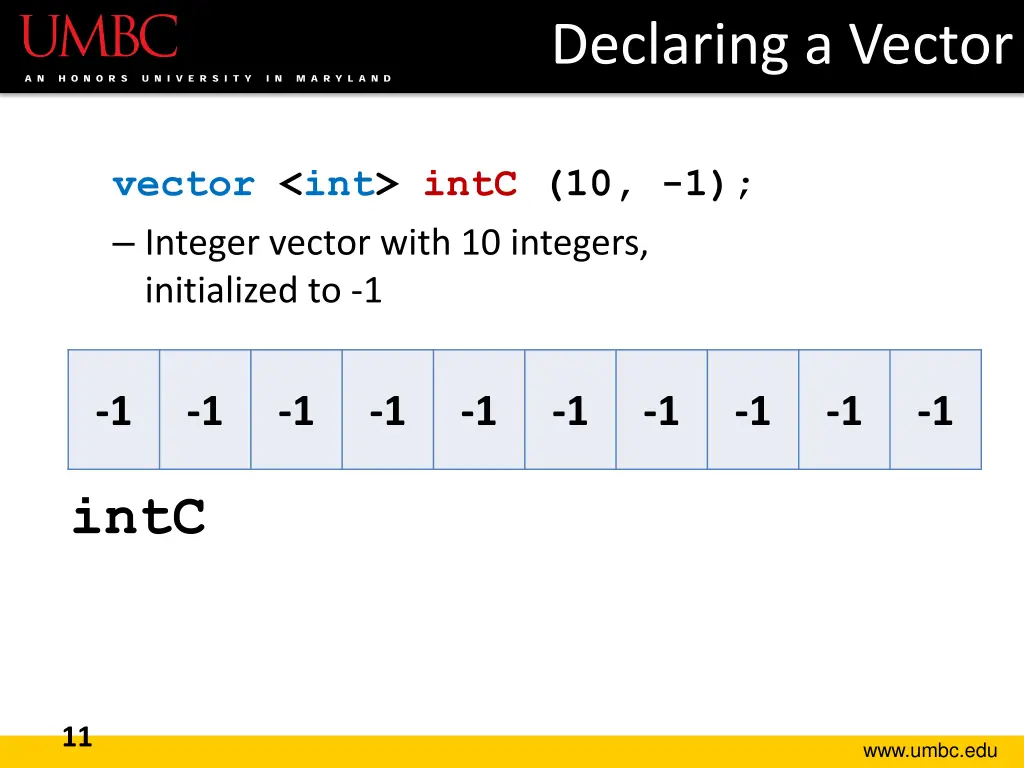 declaring a vector 2