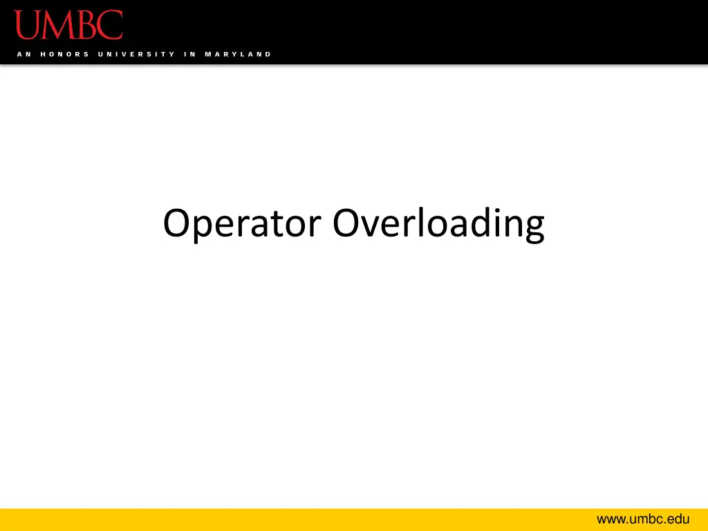 operator overloading