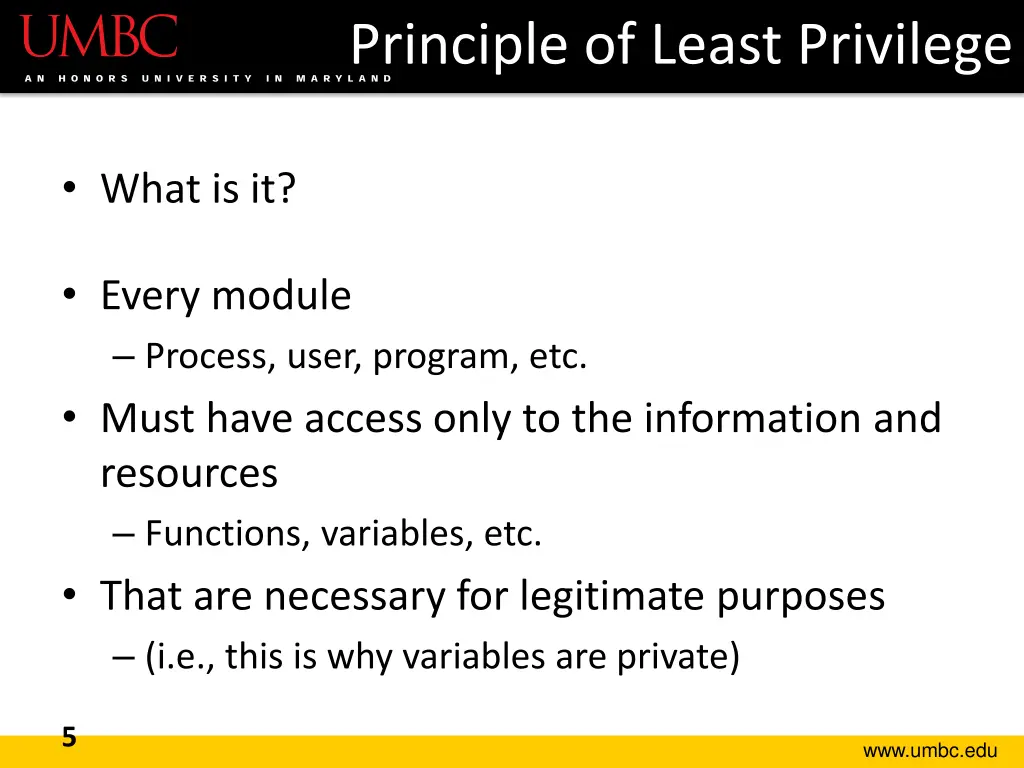 principle of least privilege