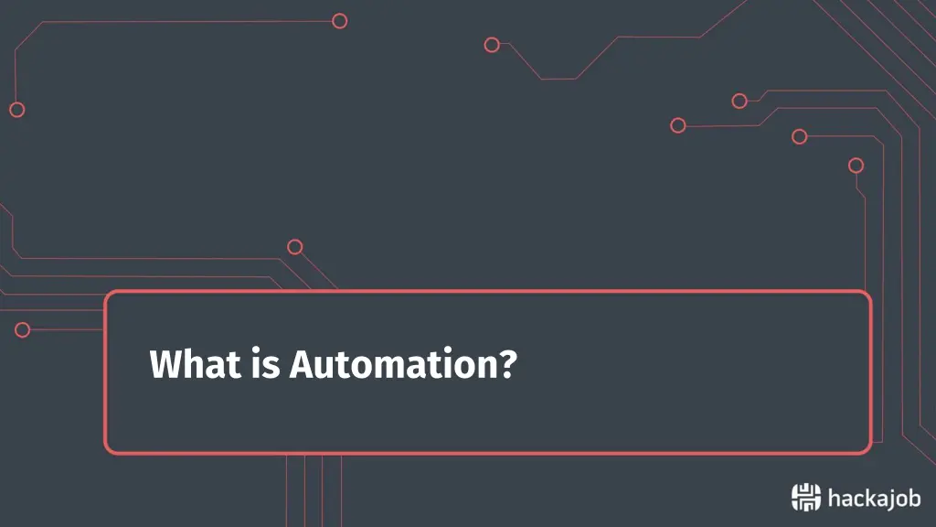 what is automation