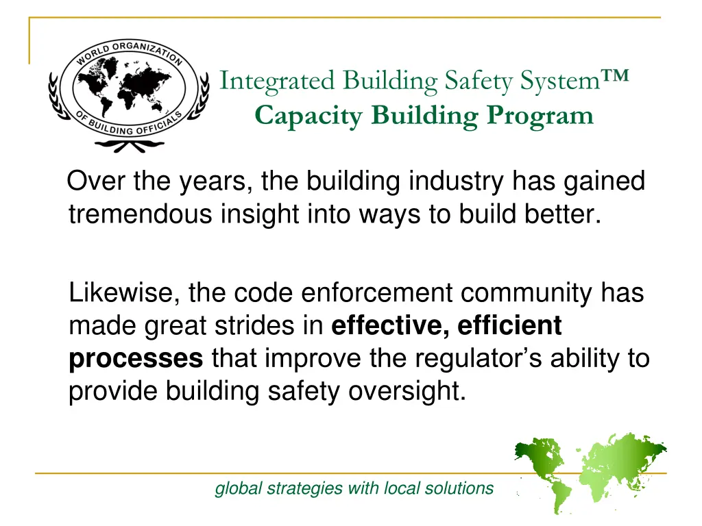 integrated building safety system capacity 18