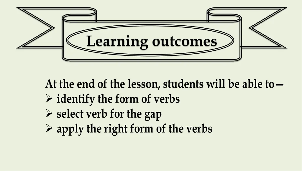 learning outcomes