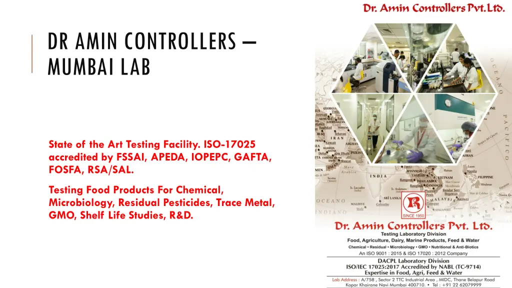 dr amin controllers mumbai lab