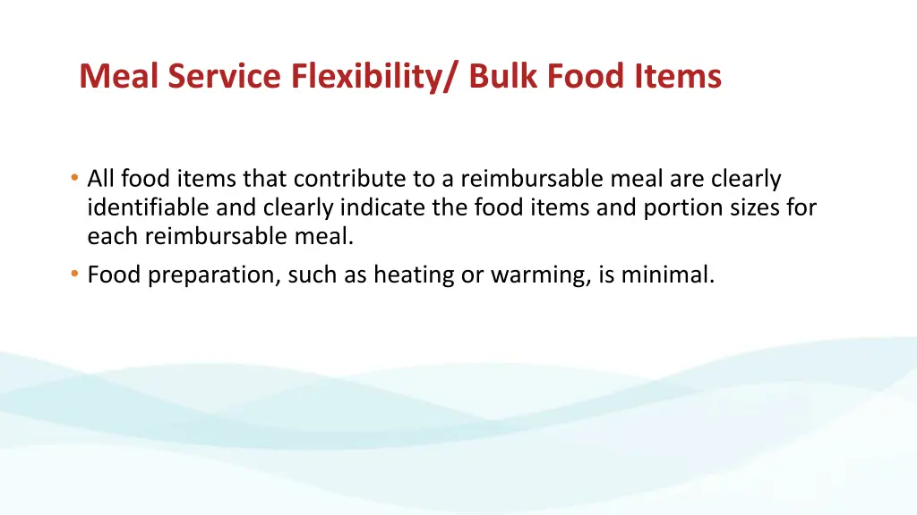 meal service flexibility bulk food items 1