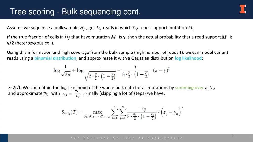 tree scoring bulk sequencing cont