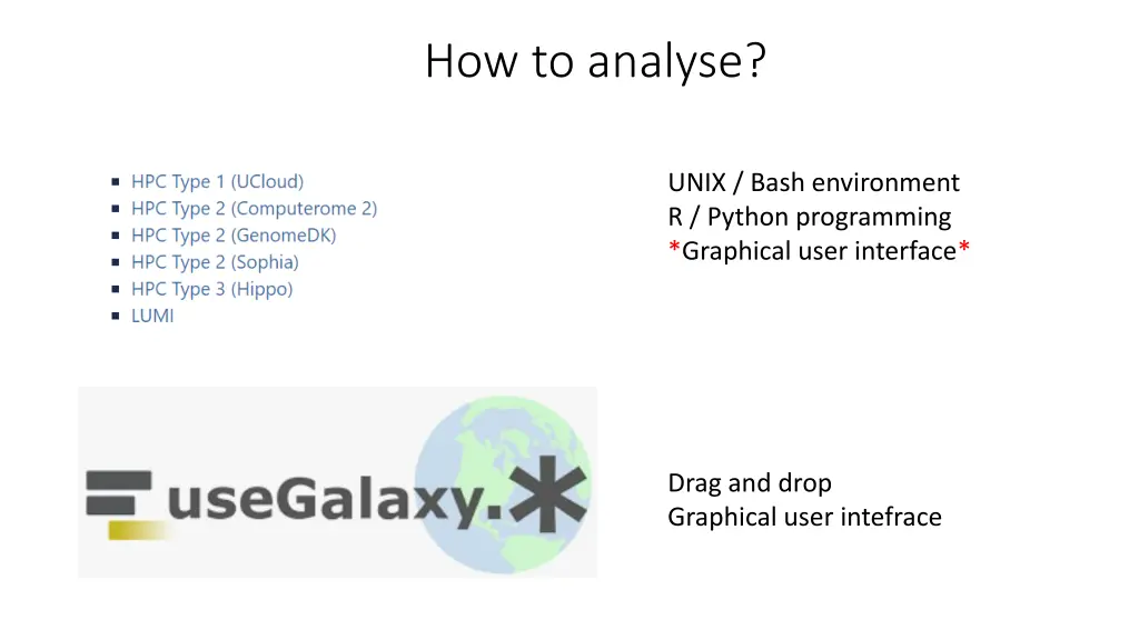 how to analyse