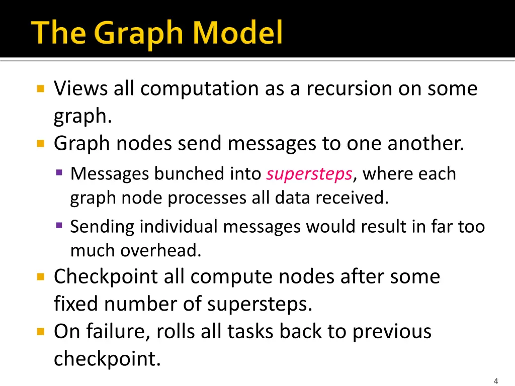 views all computation as a recursion on some