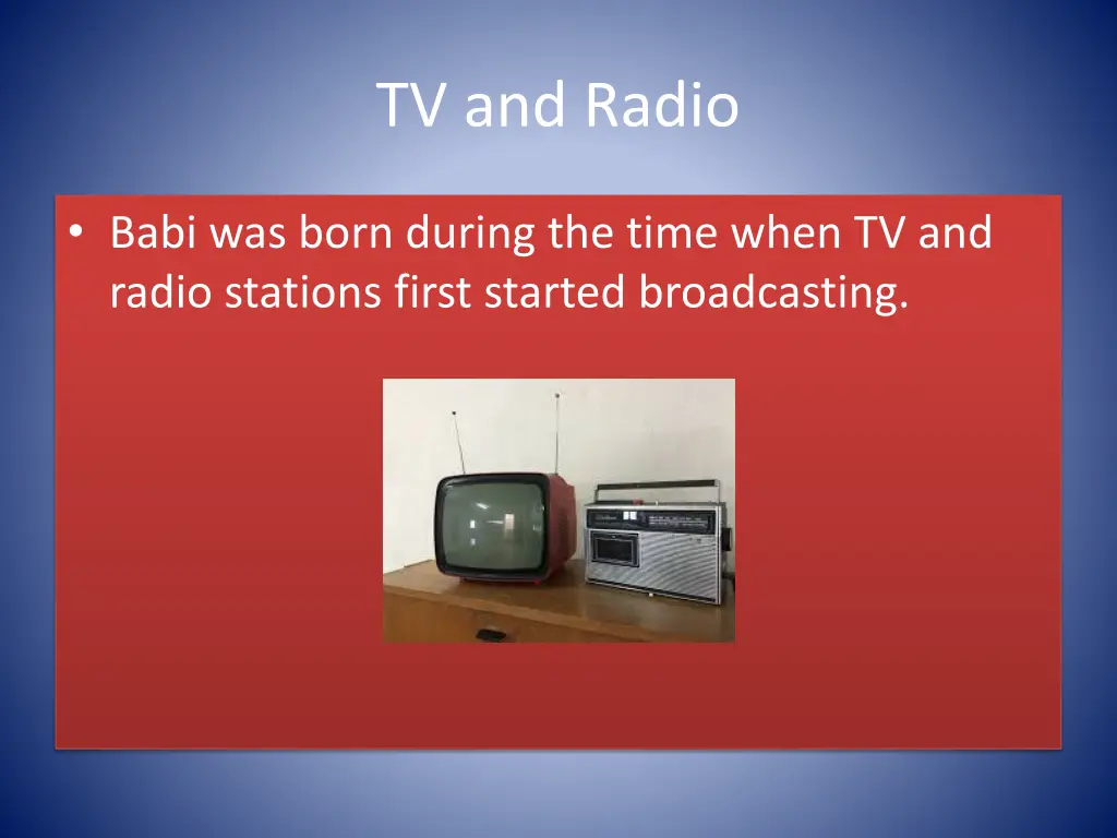 tv and radio