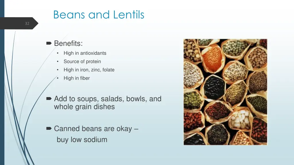 beans and lentils