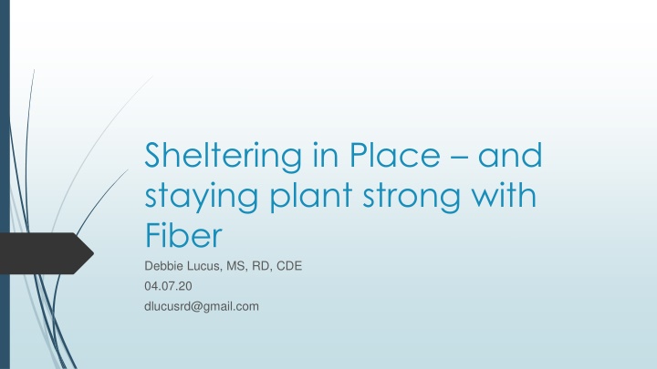 sheltering in place and staying plant strong with