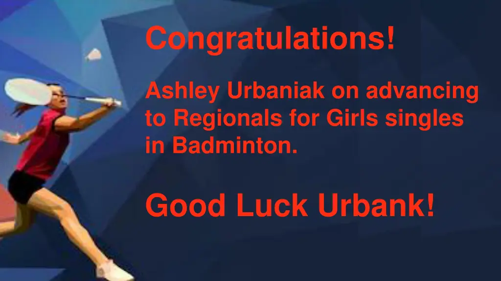 congratulations