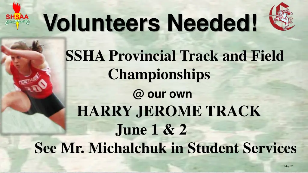 volunteers needed