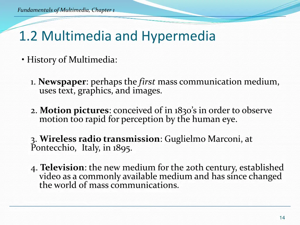 fundamentals of multimedia chapter 1 6