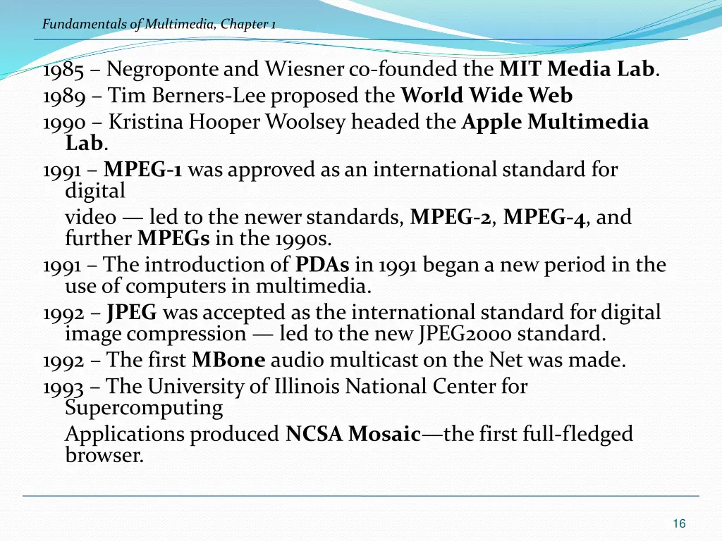 fundamentals of multimedia chapter 1 8