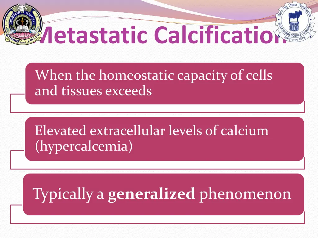 metastatic calcification