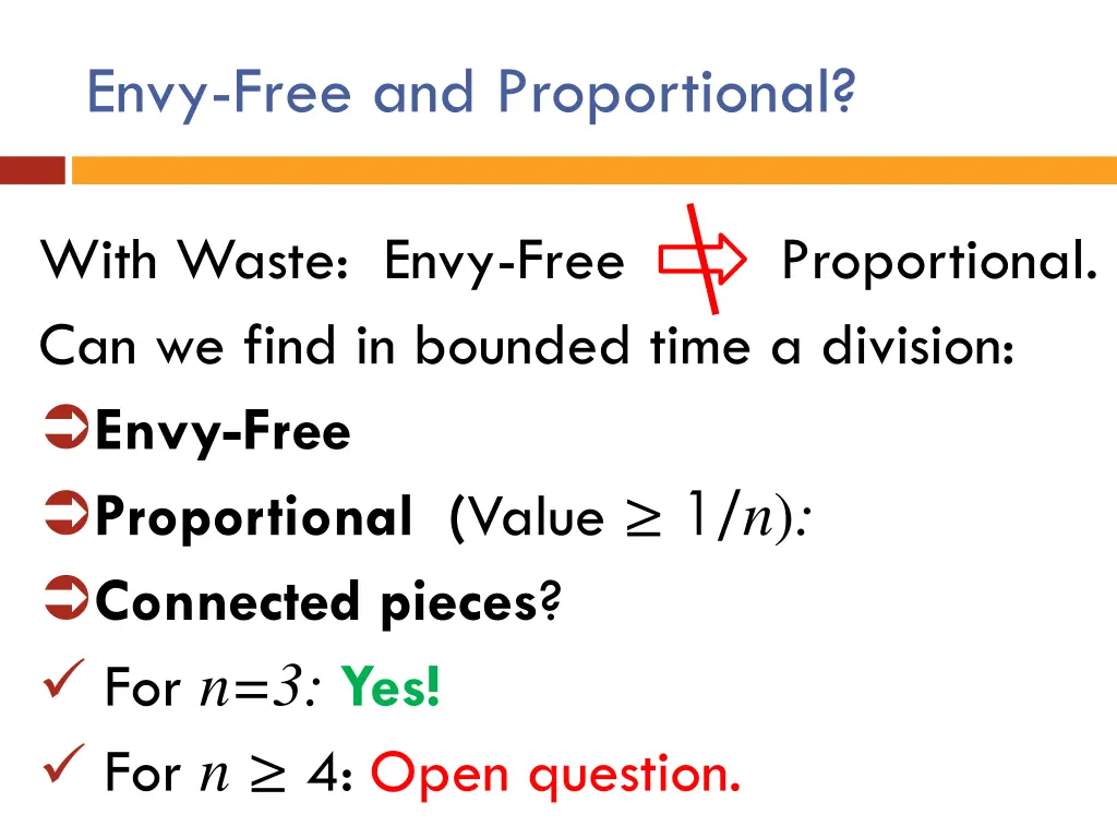 envy free and proportional