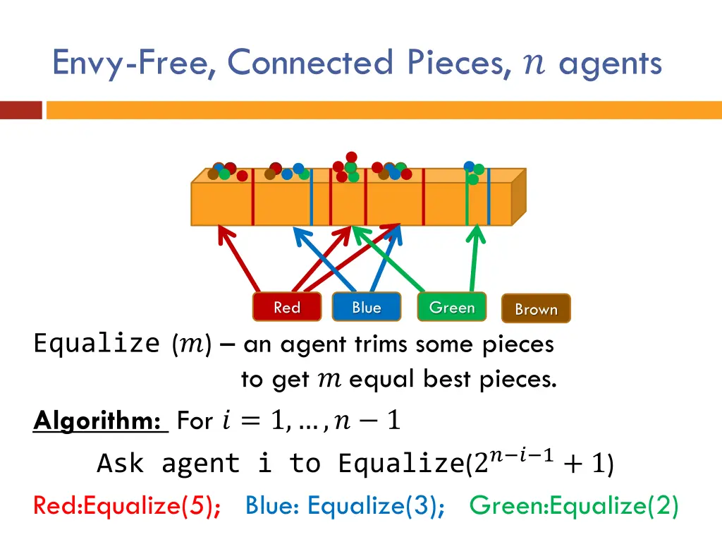 envy free connected pieces agents 2