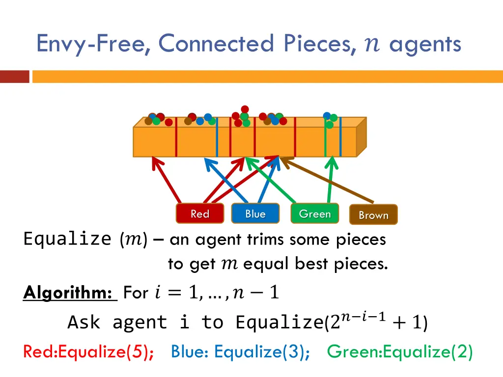 envy free connected pieces agents 3