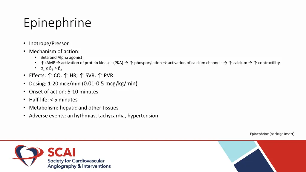 epinephrine