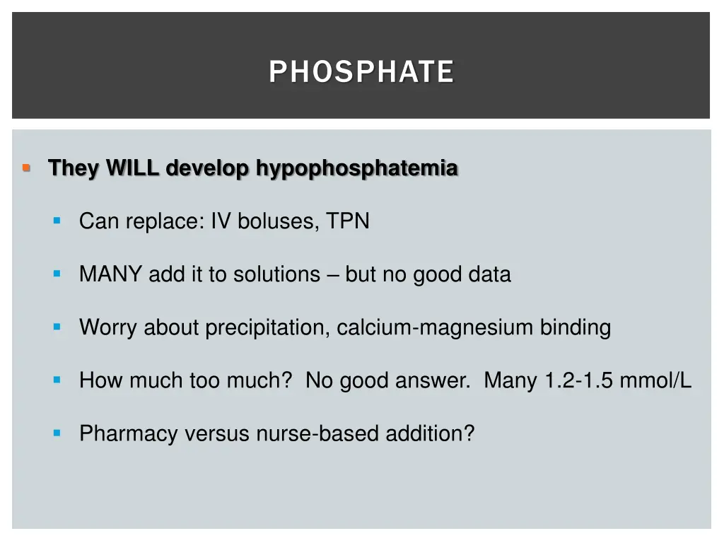 phosphate