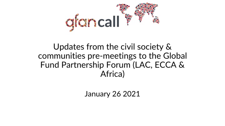 updates from the civil society communities