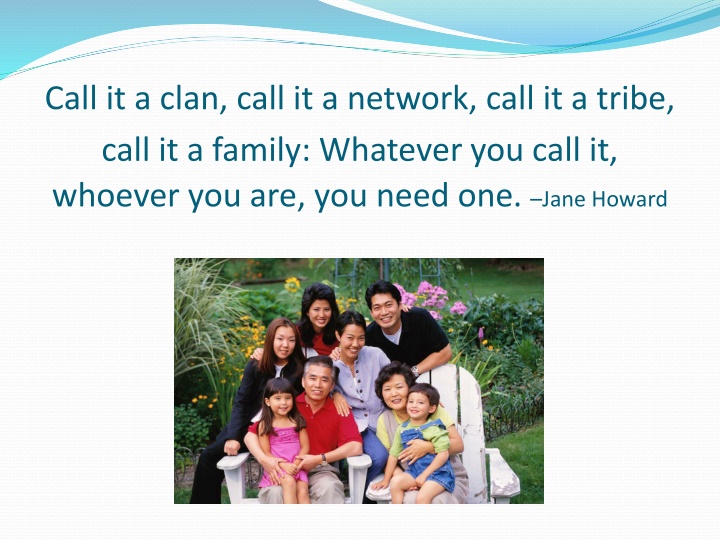 call it a clan call it a network call it a tribe