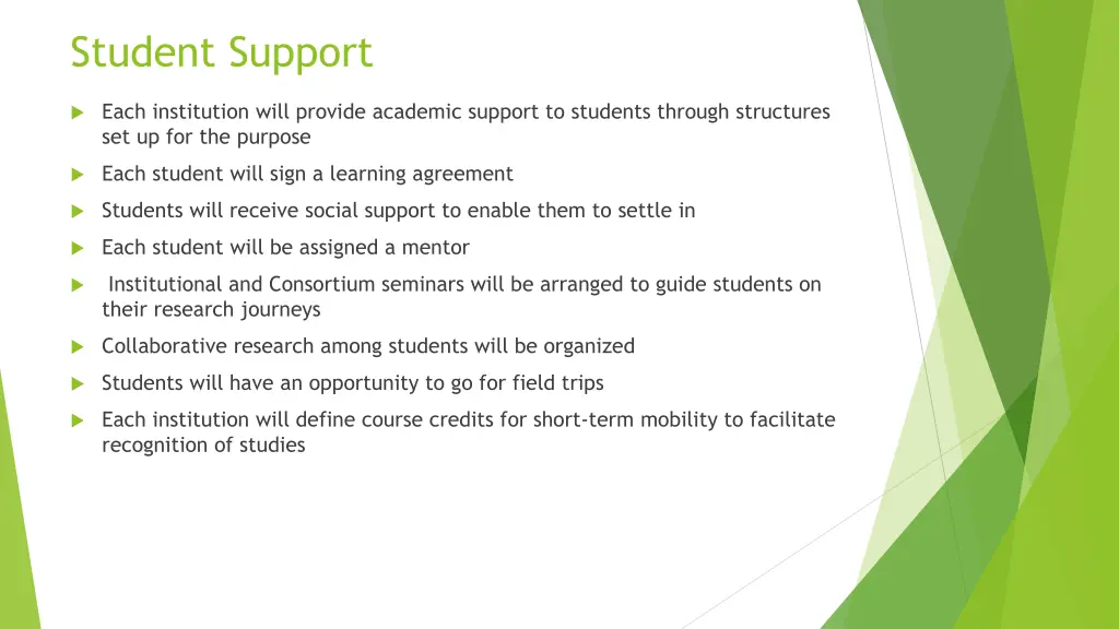 student support