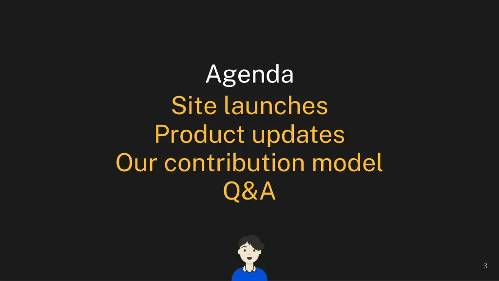 agenda site launches product updates