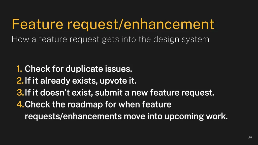 feature request enhancement how a feature request