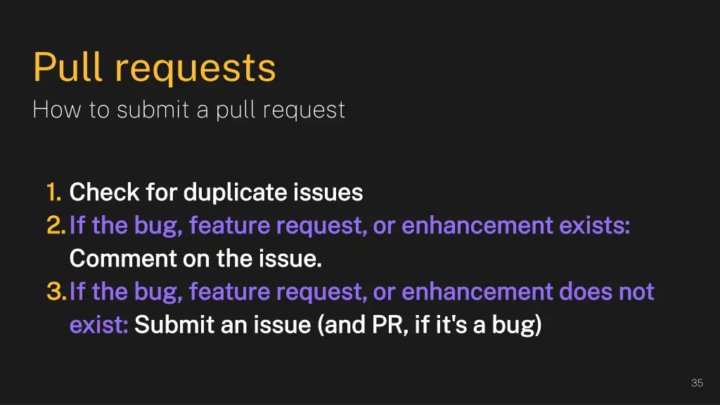 pull requests how to submit a pull request