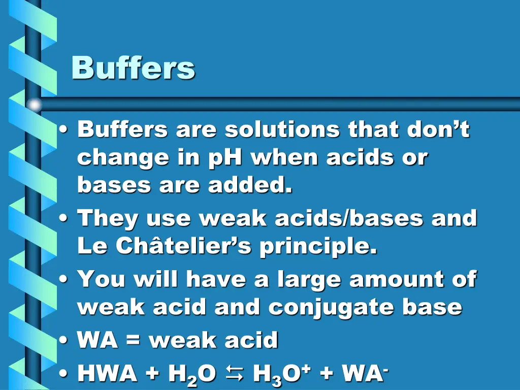 buffers