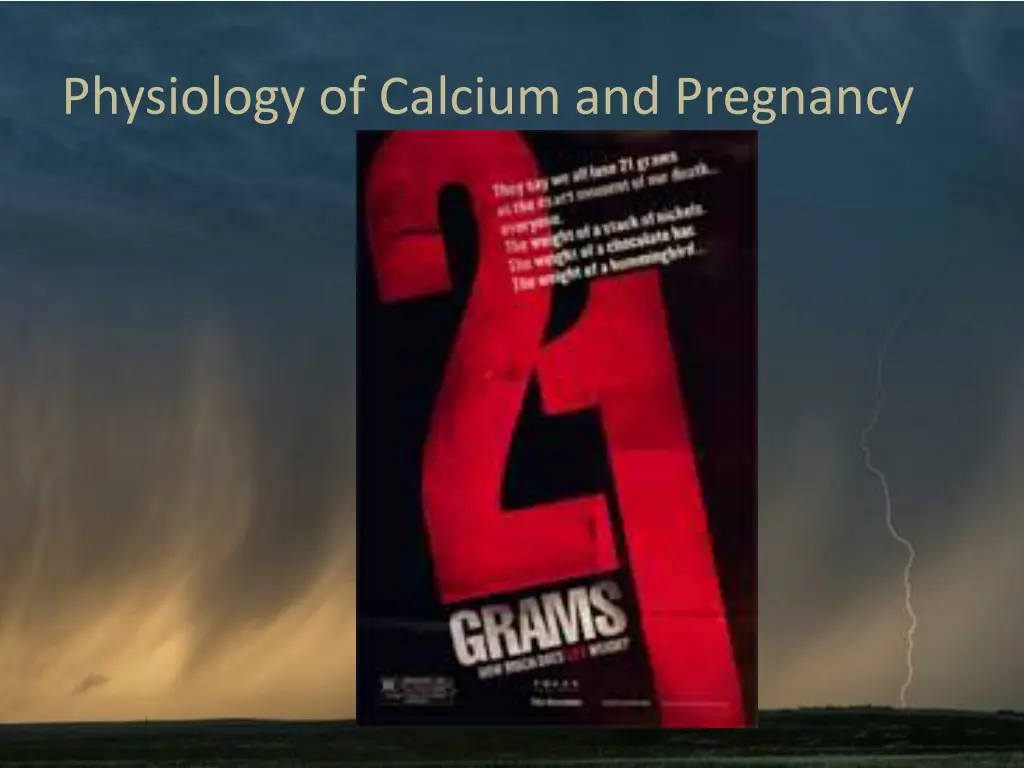 physiology of calcium and pregnancy 1