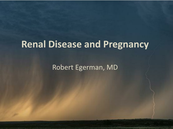 renal disease and pregnancy