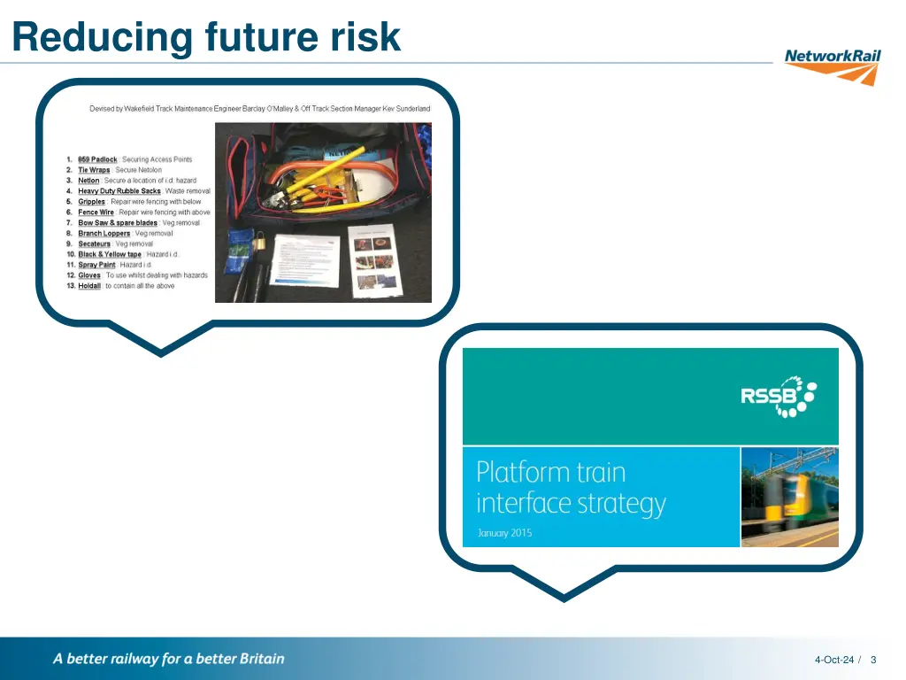 reducing future risk