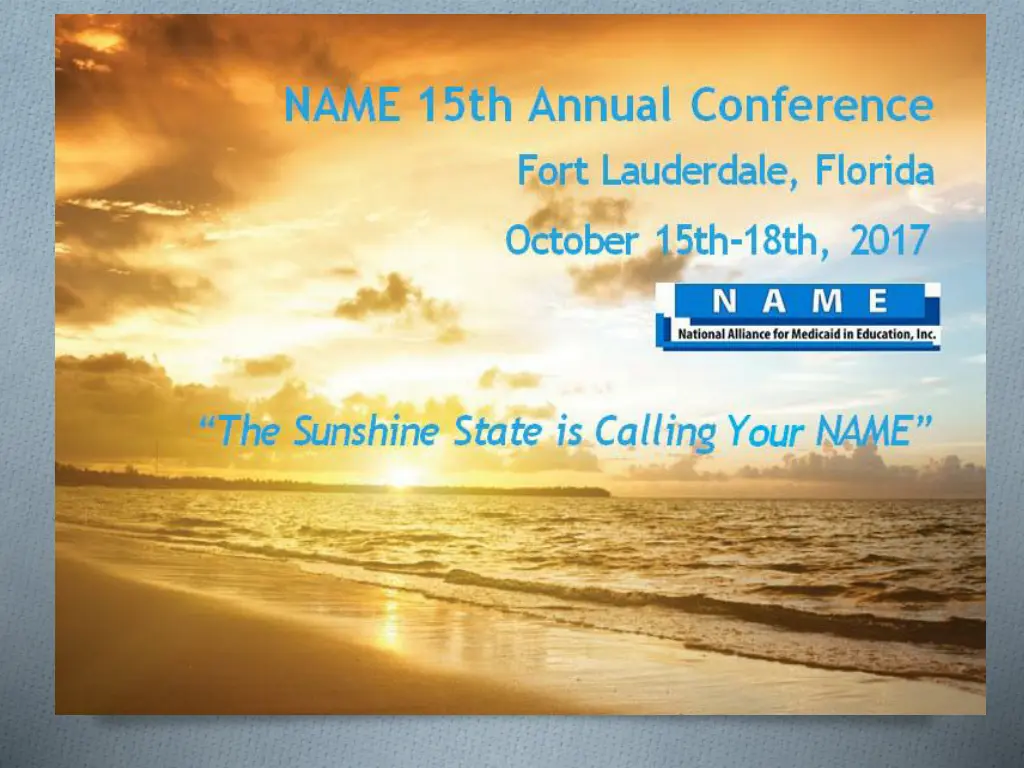 name conference