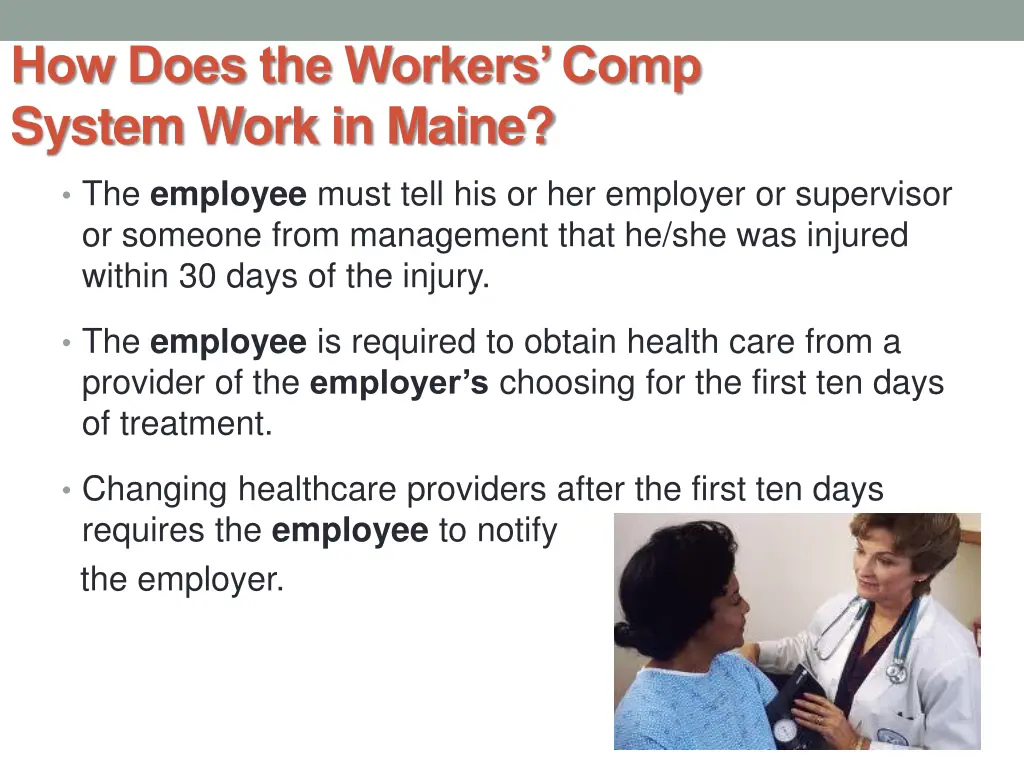 how does the workers comp system work in maine 1