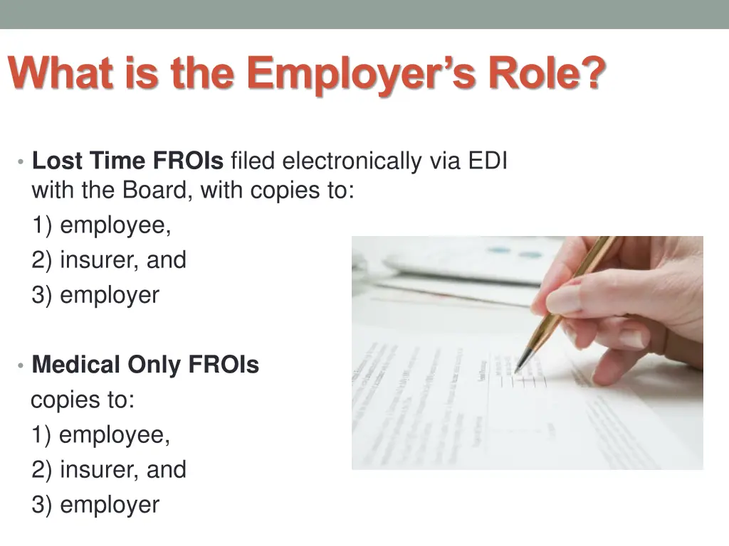 what is the employer s role 4