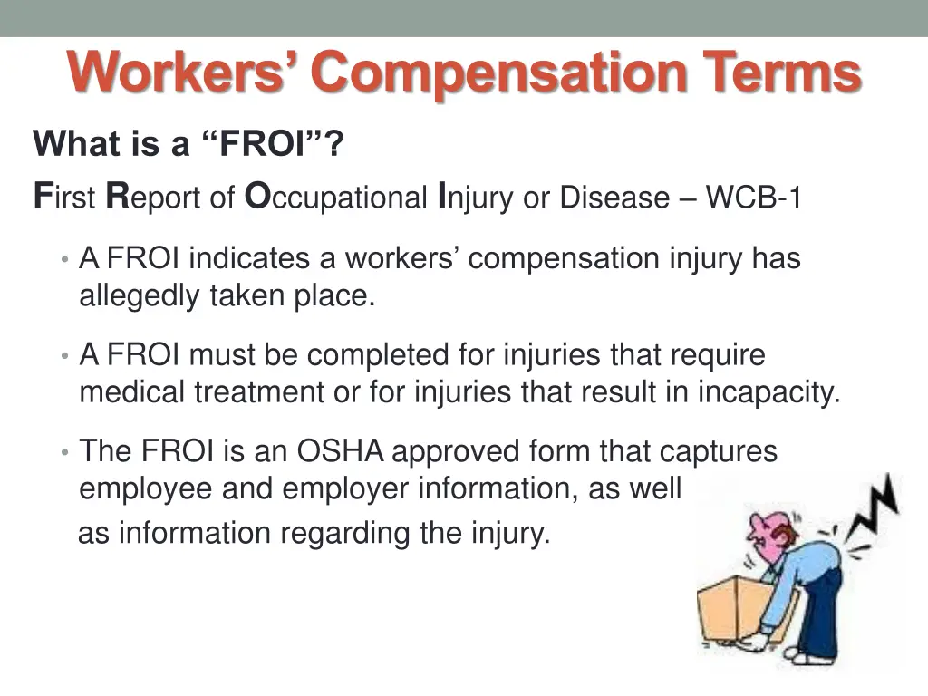 workers compensation terms 2