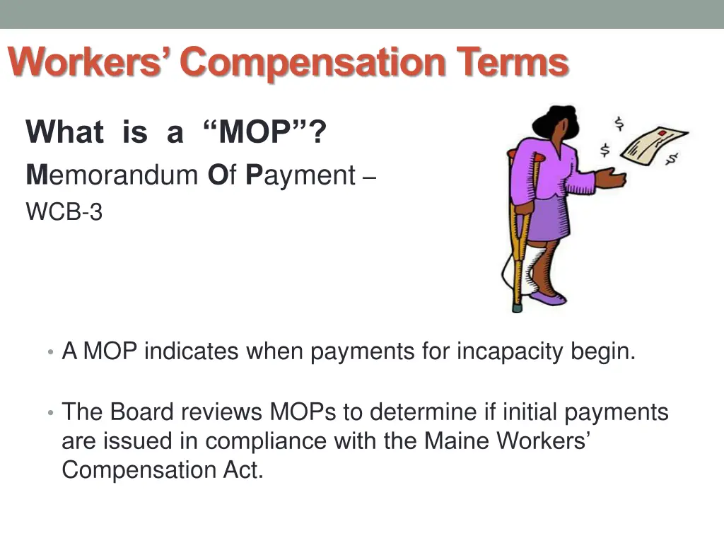 workers compensation terms 3