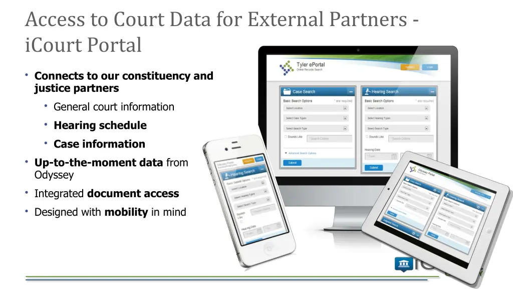 access to court data for external partners icourt