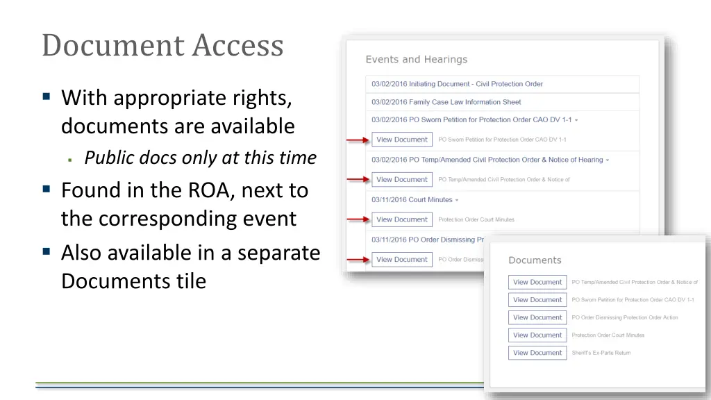 document access