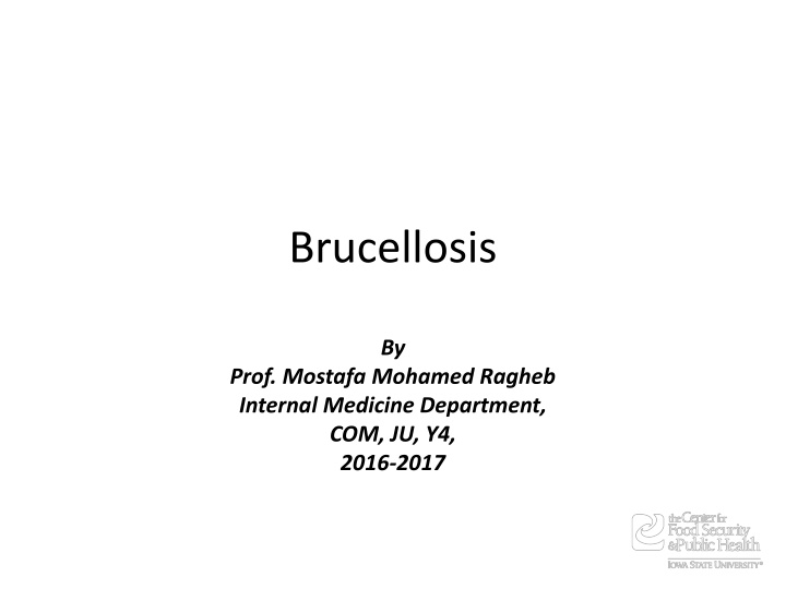 brucellosis